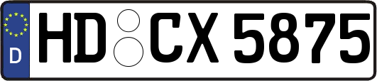 HD-CX5875