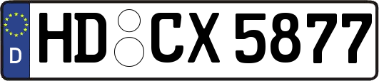 HD-CX5877