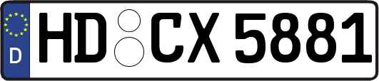 HD-CX5881