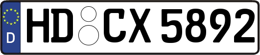 HD-CX5892