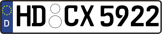 HD-CX5922