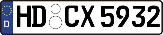 HD-CX5932