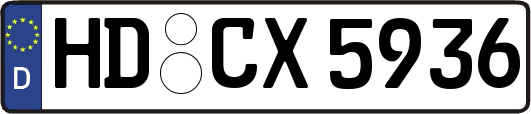 HD-CX5936