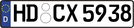 HD-CX5938