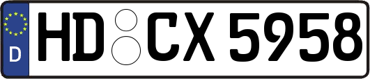 HD-CX5958