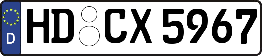 HD-CX5967