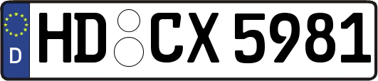 HD-CX5981