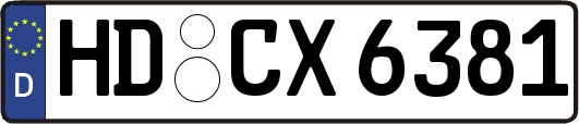 HD-CX6381