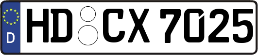HD-CX7025