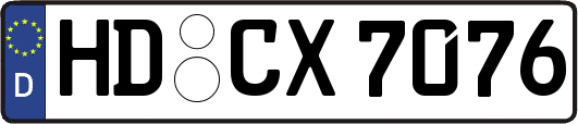 HD-CX7076