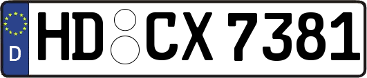 HD-CX7381