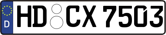 HD-CX7503
