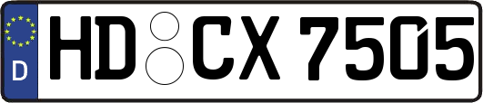 HD-CX7505