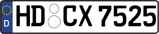 HD-CX7525