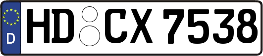 HD-CX7538