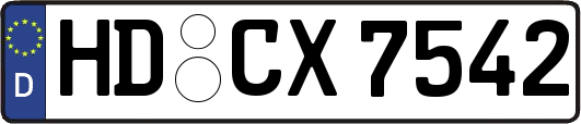 HD-CX7542