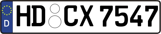 HD-CX7547