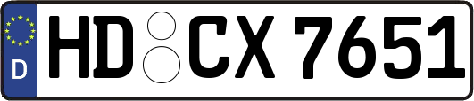 HD-CX7651