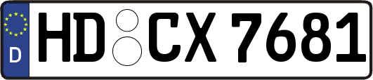 HD-CX7681