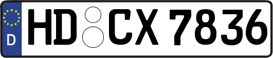 HD-CX7836
