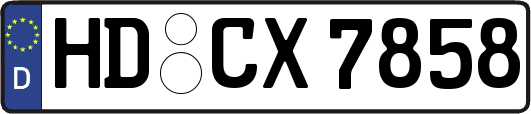 HD-CX7858