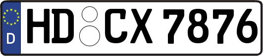 HD-CX7876