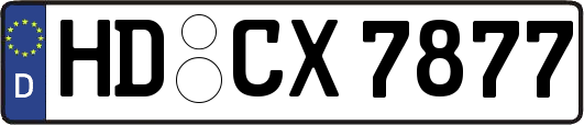 HD-CX7877