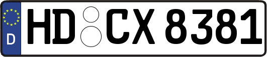 HD-CX8381