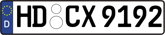 HD-CX9192