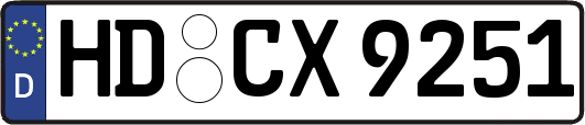 HD-CX9251