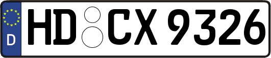 HD-CX9326