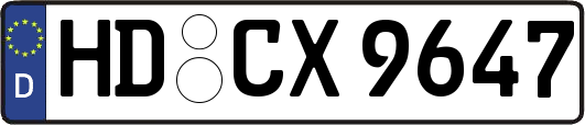 HD-CX9647
