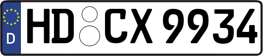 HD-CX9934