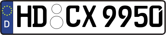 HD-CX9950