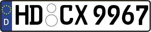 HD-CX9967