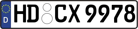 HD-CX9978