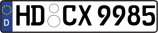 HD-CX9985