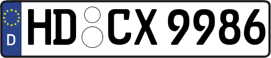 HD-CX9986