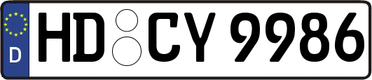 HD-CY9986