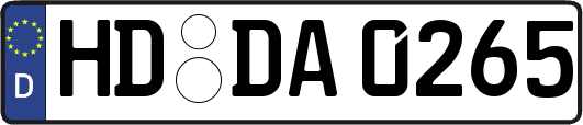 HD-DA0265