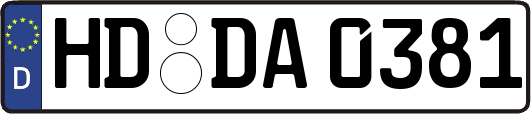 HD-DA0381