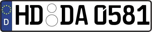 HD-DA0581