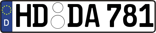 HD-DA781