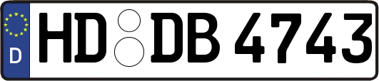HD-DB4743
