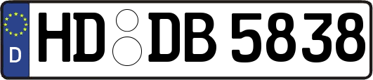 HD-DB5838