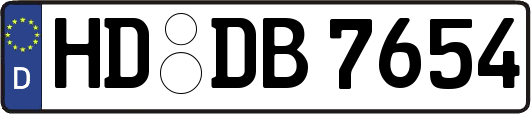HD-DB7654