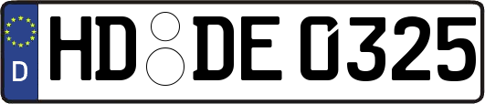 HD-DE0325