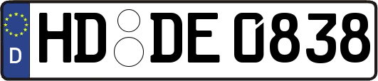 HD-DE0838