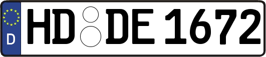 HD-DE1672