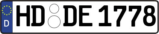 HD-DE1778
